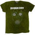 Front - Green Day Unisex Adult Gas Mask T-Shirt