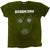 Front - Green Day Unisex Adult Gas Mask T-Shirt