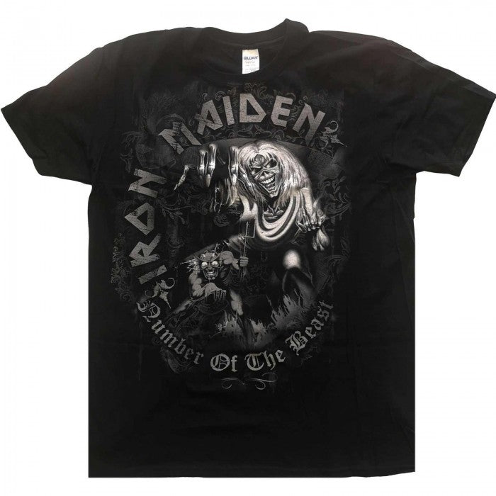 Front - Iron Maiden Childrens/Kids Number Of The Beast T-Shirt