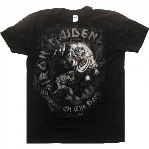 Front - Iron Maiden Childrens/Kids Number Of The Beast T-Shirt