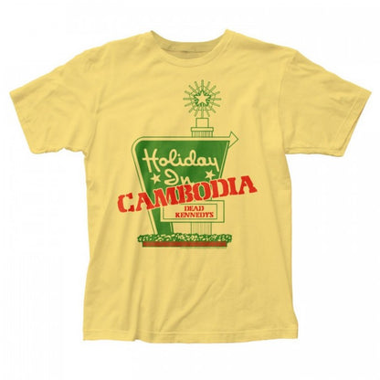 Front - Dead Kennedys Unisex Adult Holiday In Cambodia T-Shirt