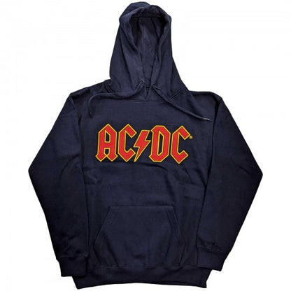 Front - AC/DC Unisex Adult Logo Hoodie
