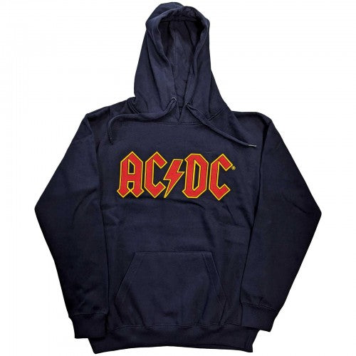 Front - AC/DC Unisex Adult Logo Hoodie