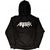 Front - Anthrax Unisex Adult Logo Hoodie