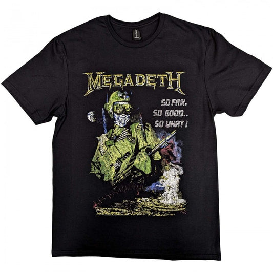 Front - Megadeth Unisex Adult SFSGSW Explosion Vintage Cotton T-Shirt