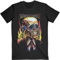 Front - Megadeth Unisex Adult Flaming Vic T-Shirt
