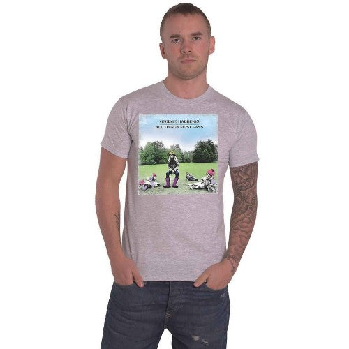 Front - George Harrison Unisex Adult All Things Must Pass Cotton T-Shirt