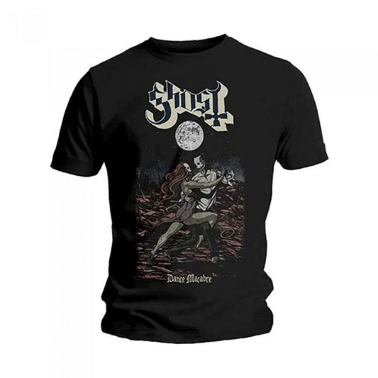 Front - Ghost Unisex Adult Dance Macabre T-Shirt