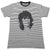 Front - The Rolling Stones Unisex Adult Keith Striped T-Shirt
