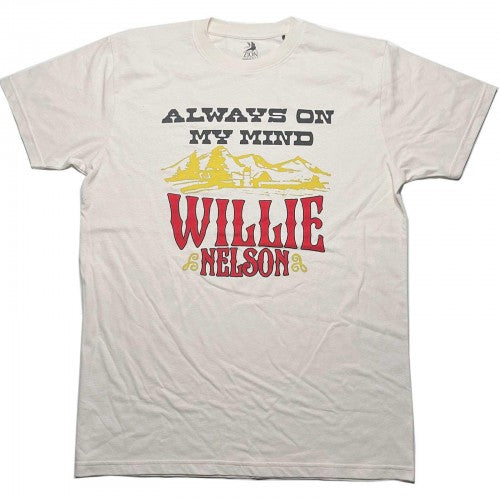 Front - Willie Nelson Unisex Adult Always On My Mind T-Shirt
