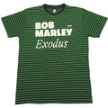 Front - Bob Marley Unisex Adult Exodus Striped T-Shirt
