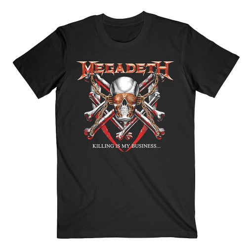 Front - Megadeth Unisex Adult Killing Is My Business Back Print T-Shirt