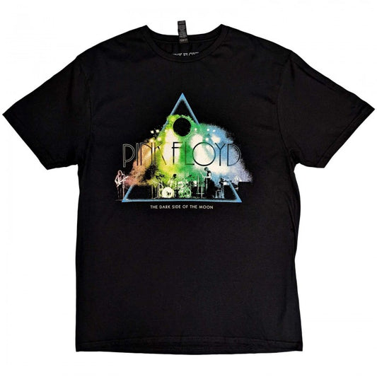 Front - Pink Floyd Unisex Adult Live Band Rainbow Cotton T-Shirt