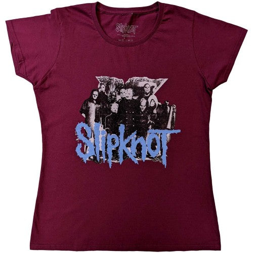 Front - Slipknot Womens/Ladies Goat Cotton T-Shirt