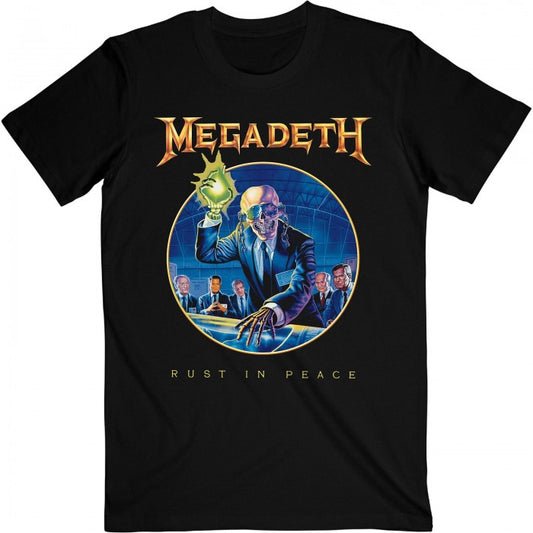 Front - Megadeth Unisex Adult Rust In Peace Anniversary T-Shirt