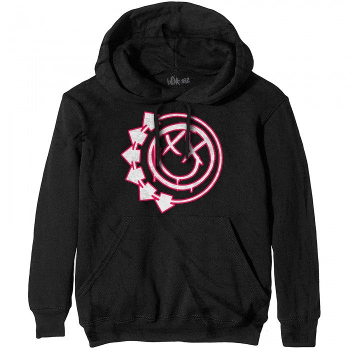 Front - Blink 182 Unisex Adult Six Arrow Smiley Hoodie