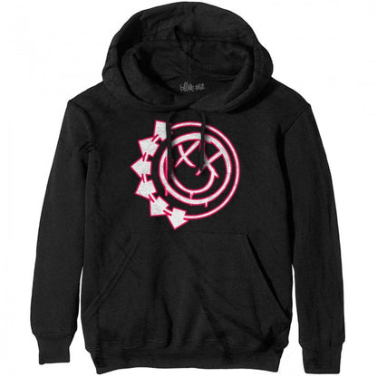 Front - Blink 182 Unisex Adult Six Arrow Smiley Hoodie