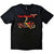 Front - Van Halen Unisex Adult Pinup Motorcycle Cotton T-Shirt