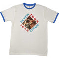 Front - Elton John Unisex Adult Ringed T-Shirt