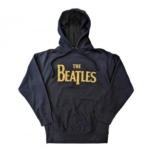 Front - The Beatles Unisex Adult Drop T Logo Pullover Hoodie