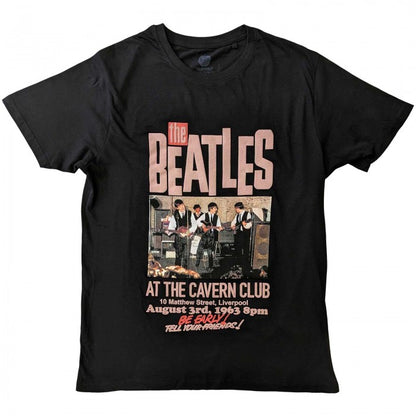 Front - The Beatles Unisex Adult Cavern Cotton T-Shirt
