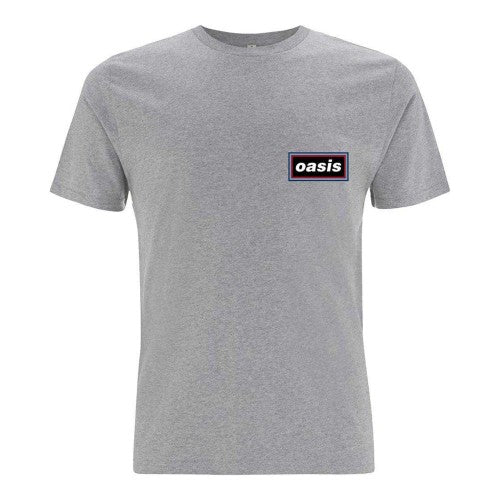 Front - Oasis Unisex Adult Lines T-Shirt