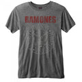Front - Ramones Unisex Adult Presidential Seal Burnout T-Shirt