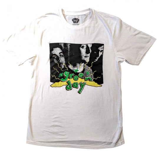 Front - Green Day Unisex Adult Dookie Photograph Cotton T-Shirt