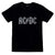 Front - AC/DC Unisex Adult Diamante Logo T-Shirt
