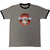 Front - Van Halen Unisex Adult Ringer Circle Logo T-Shirt