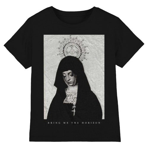 Front - Bring Me The Horizon Unisex Adult Nun Cotton T-Shirt