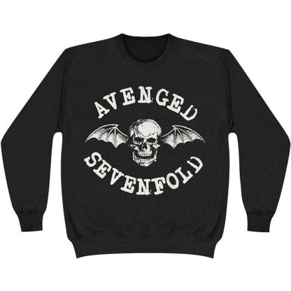 Front - Avenged Sevenfold Unisex Adult Death Bat Sweatshirt