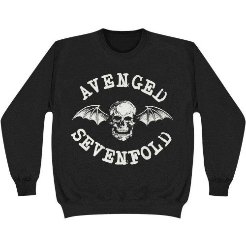Front - Avenged Sevenfold Unisex Adult Death Bat Sweatshirt