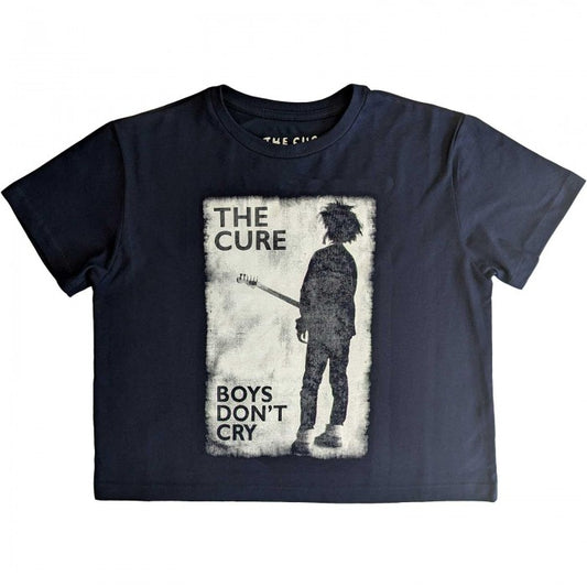 Front - The Cure Womens/Ladies Boys Don´t Cry Crop Top