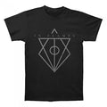 Front - In Flames Unisex Adult Jester Head Cotton T-Shirt