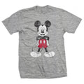 Front - Disney Unisex Adult Mickey Mouse Pose Cotton T-Shirt
