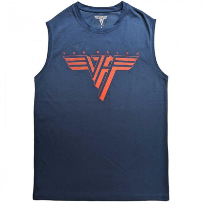 Front - Van Halen Unisex Adult Classic Logo Cotton Tank Top