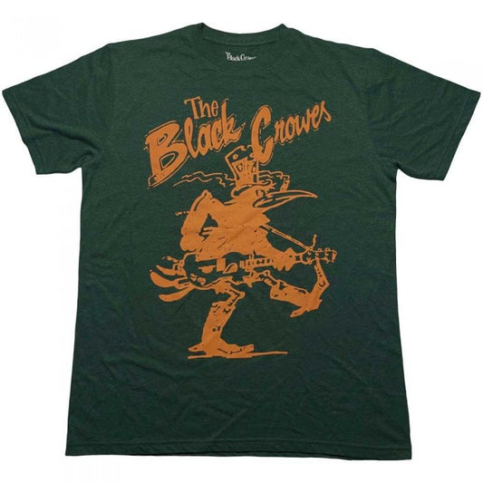 Front - The Black Crowes Unisex Adult Guitar T-Shirt