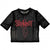 Front - Slipknot Womens/Ladies Logo Mesh Crop Top