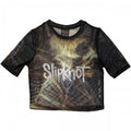 Front - Slipknot Womens/Ladies TESF Profile Mesh Crop Top