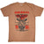 Front - Van Halen Unisex Adult World Invasion Distressed T-Shirt