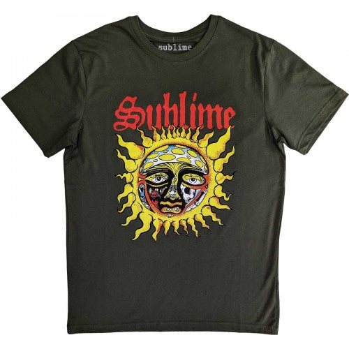 Front - Sublime Unisex Adult Sun T-Shirt