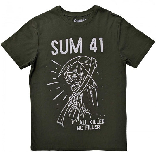Front - Sum 41 Unisex Adult Reaper T-Shirt