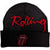 Front - The Rolling Stones Unisex Adult Classic Tongue Embellished Beanie