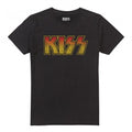 Front - Kiss Unisex Adult Vintage Classic Logo Cotton T-Shirt