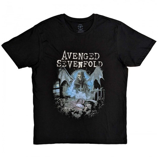 Front - Avenged Sevenfold Unisex Adult Recurring Nightmare Cotton T-Shirt