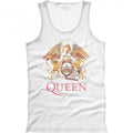 Front - Queen Unisex Adult Classic Crest Vest Top