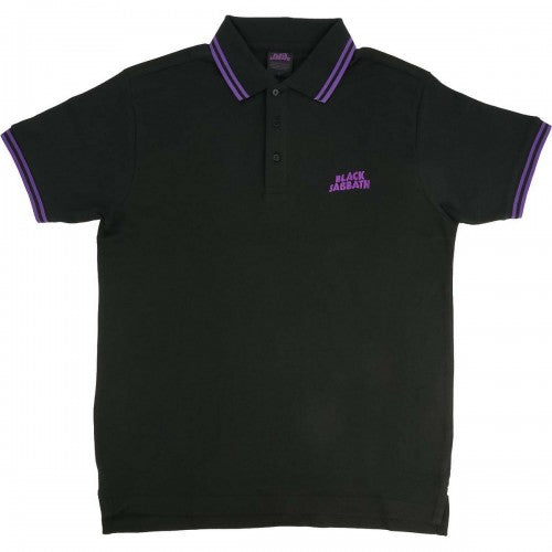 Front - Black Sabbath Unisex Adult Wavy Logo Polo Shirt