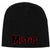 Front - Misfits Unisex Adult Red Logo Beanie