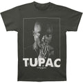 Front - Tupac Shakur Unisex Adult Praying Cotton T-Shirt